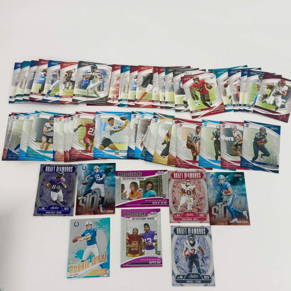 Panini Absolute Football Card Lot 60+ cards!